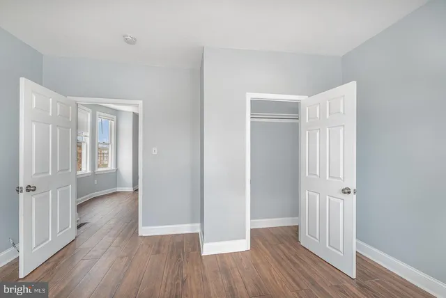 wooden floor in an empty room