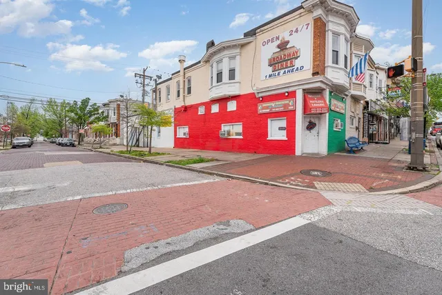 a street sign on a street corner