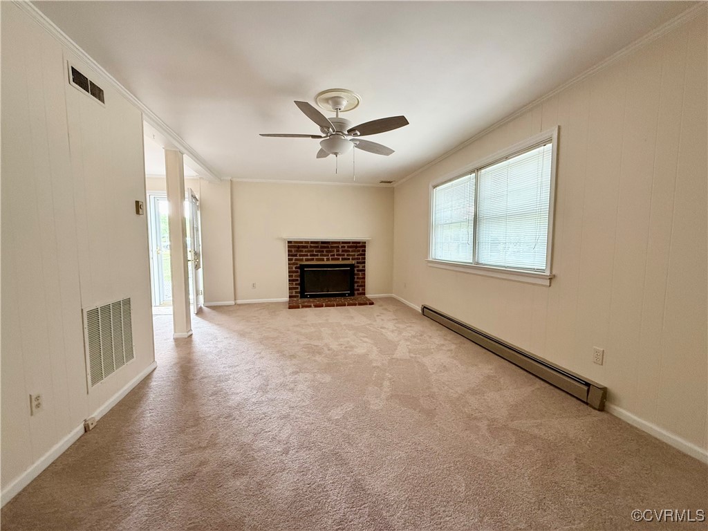 1410 Warminster Drive Midlothian, VA 23113 - Photo 7 of 22 a view of empty room with a fireplace