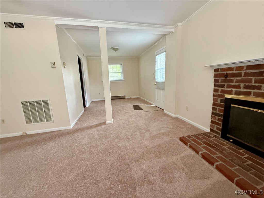 1410 Warminster Drive Midlothian, VA 23113 - Photo 9 of 22 an empty room with windows and mirror