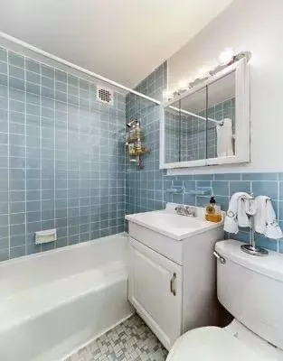 a room with a fireplace in it