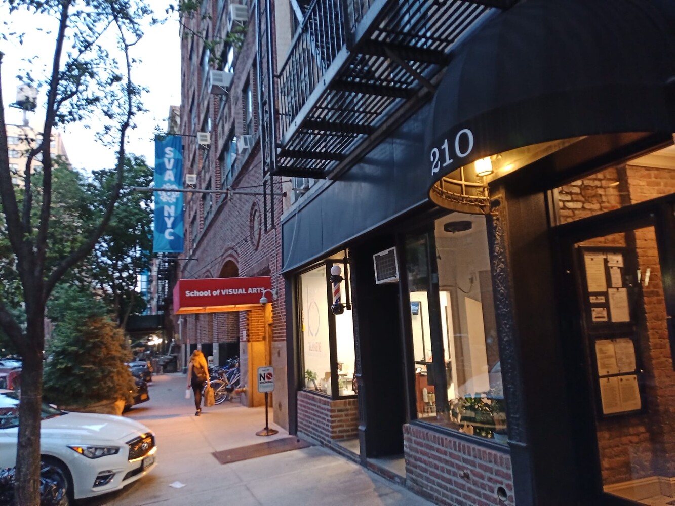 210 East 21st Street, Unit 6B Manhattan, NY 10010 - Photo 5 of 6 a view of a car park in front of a building