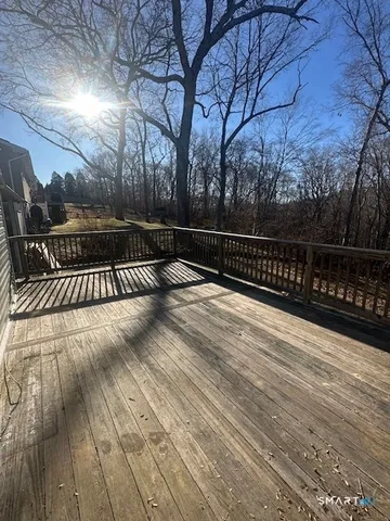 a view of a roof deck