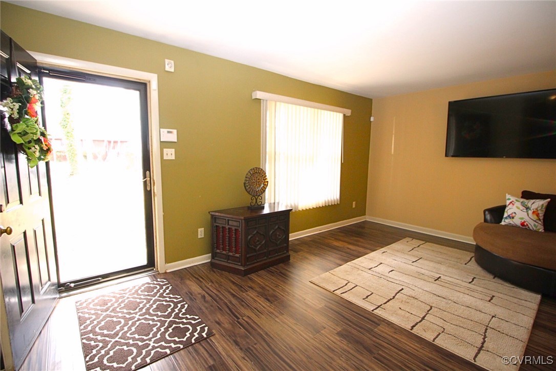 1200 Hodges Road Richmond, VA 23224 - Photo 5 of 23 Foyer with dark wood-type flooring