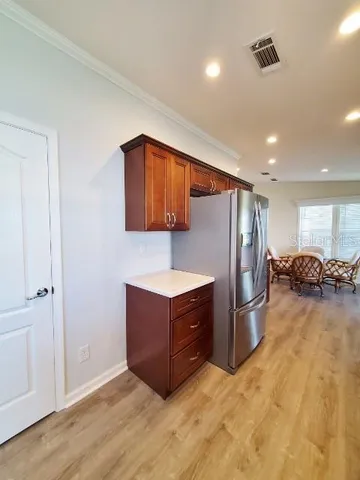 a room with furniture