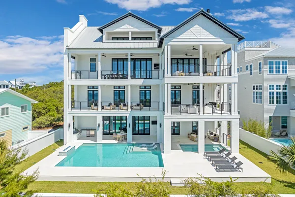 a view of swimming pool with an outdoor space