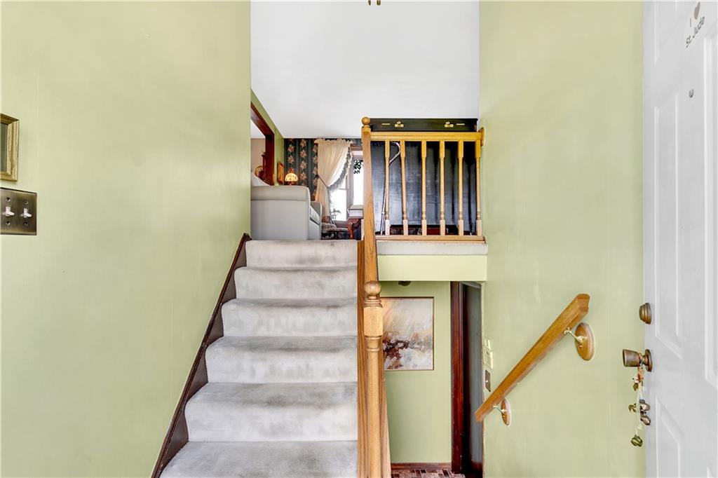532 Valley View Road Eighty Four, PA 15330 - Photo 2 of 25 a view of staircase with white walls and a window