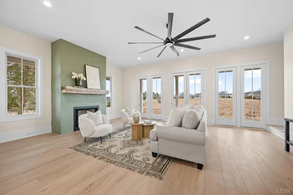 wooden floor in an empty room