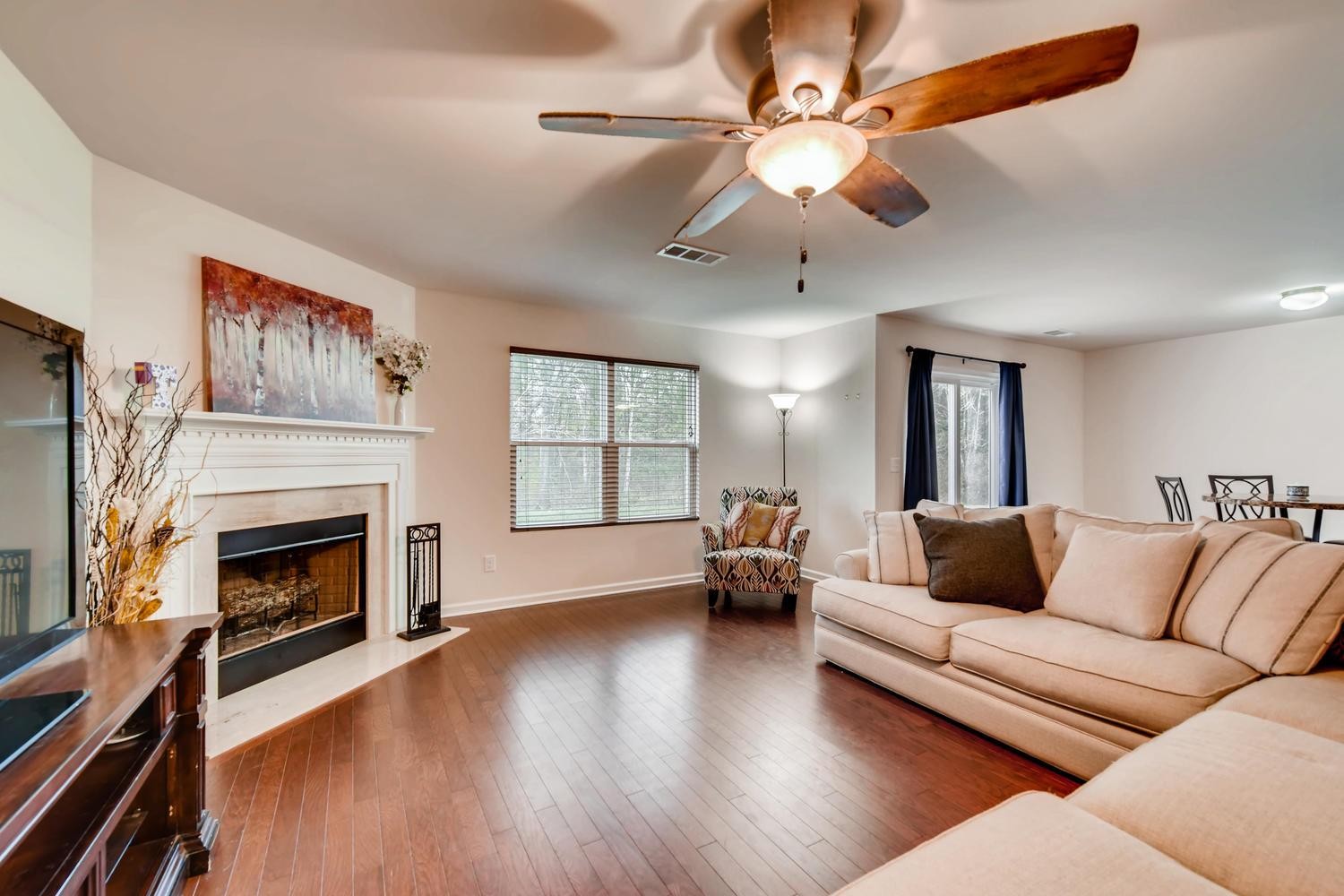 1471 Old Stone Road Lebanon, TN 37087 - Photo 2 of 27 a living room with furniture and a fireplace