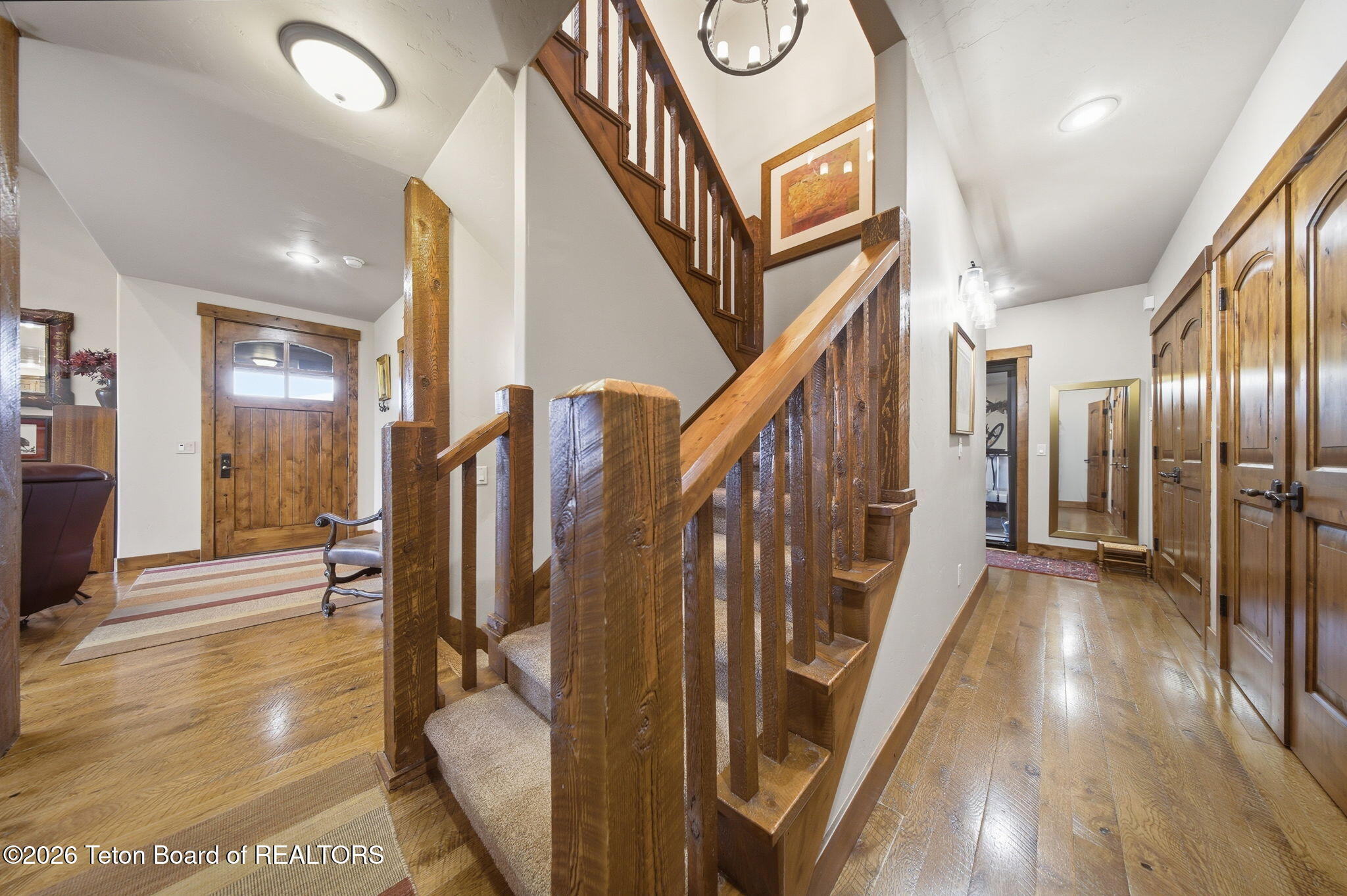 92 Bison Drive Victor, ID 83455 - Photo 25 of 52 22 Stairs and hall to garage & laundry