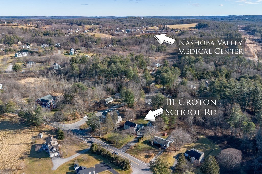 111 Groton School Road Ayer, MA 01432 - Photo 33 of 41 an aerial view of a house