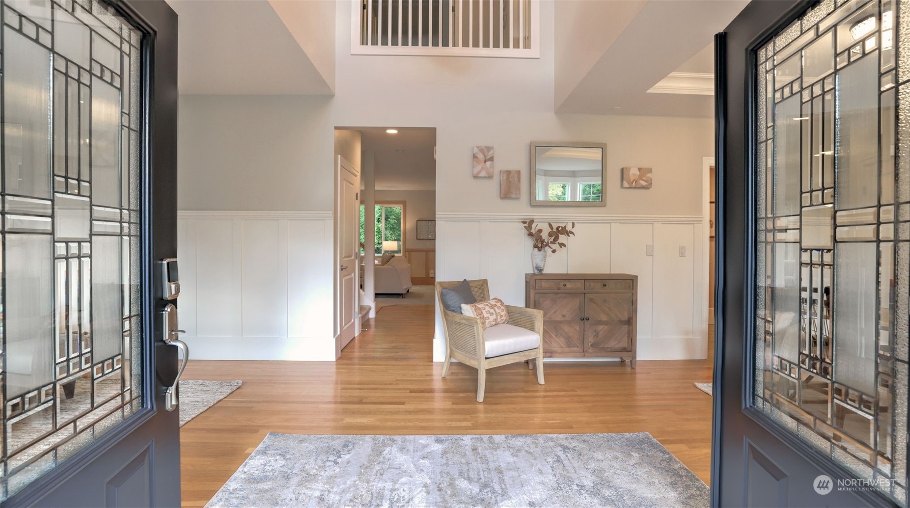 20622 Southeast 162nd Way Renton, WA 98059 - Photo 2 of 27 a living room with fireplace furniture and a wooden floor