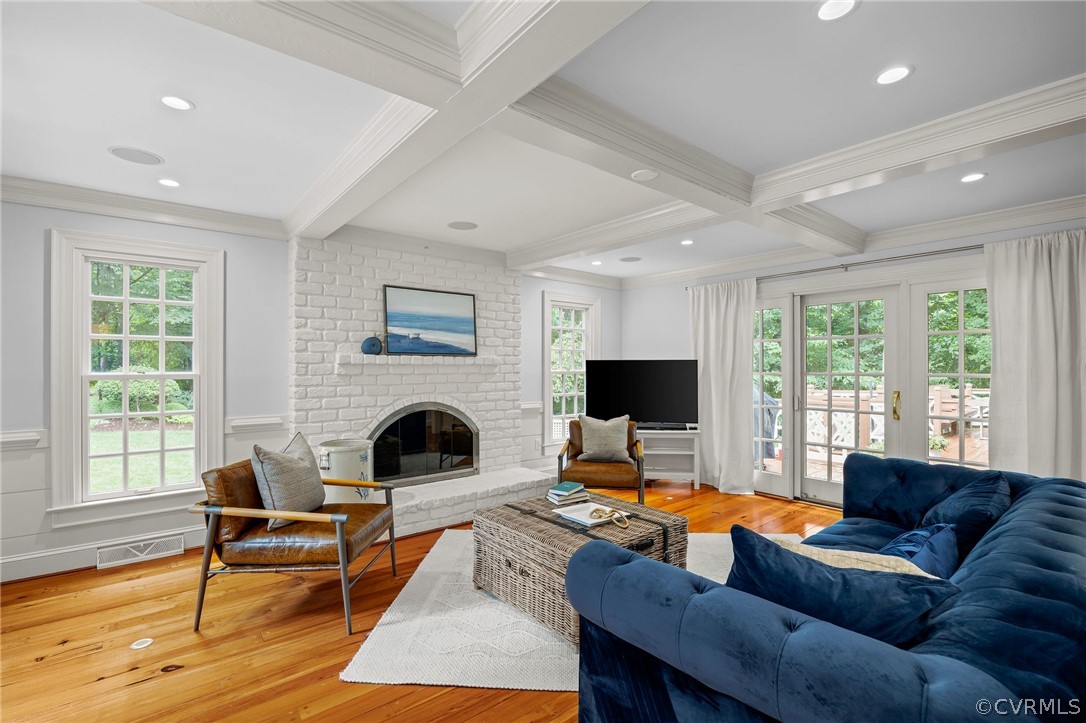 3981 Reeds Landing Circle Midlothian, VA 23113 - Photo 21 of 49 a living room with furniture fireplace and window