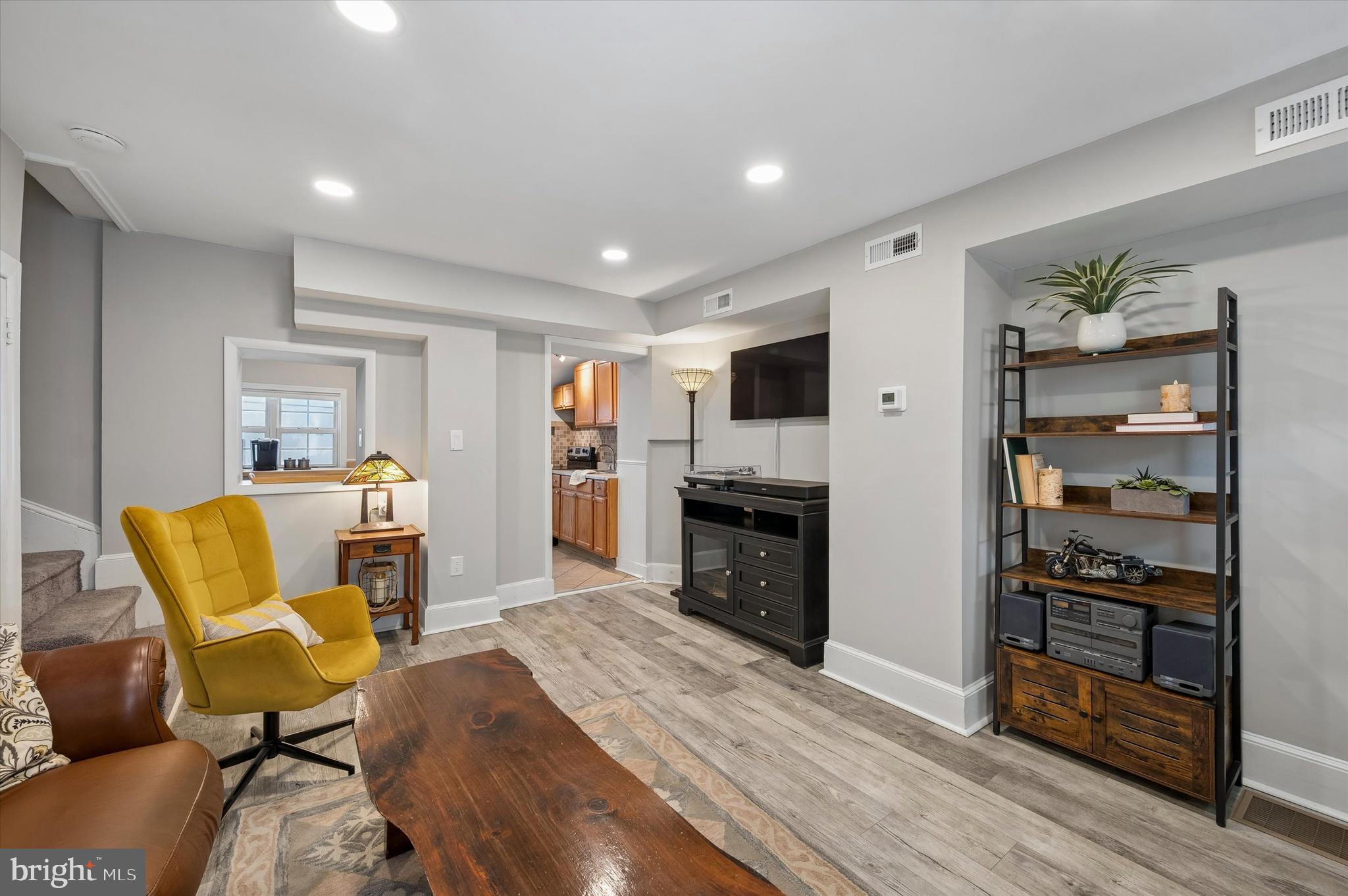 4509 Ritchie Street Philadelphia, PA 19127 - Photo 6 of 16 a living room with furniture and a fireplace