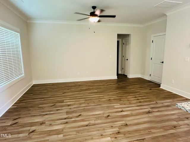 wooden floor in an empty room