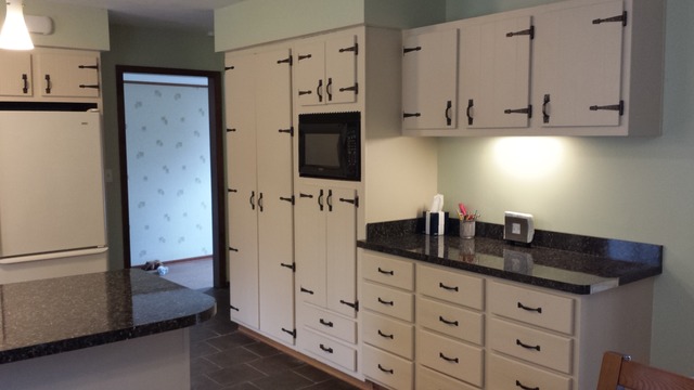 535 North County Road Bloomfield, WI 53128 - Photo 12 of 25 a kitchen with granite countertop white cabinets white stainless steel appliances and a sink