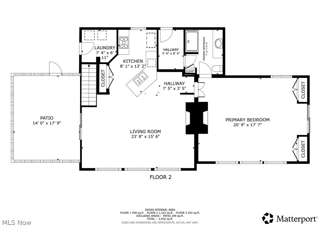 2873 Lodge Road Southwest Sherrodsville, OH 44675 - Photo 49 of 50 The main level floor plan