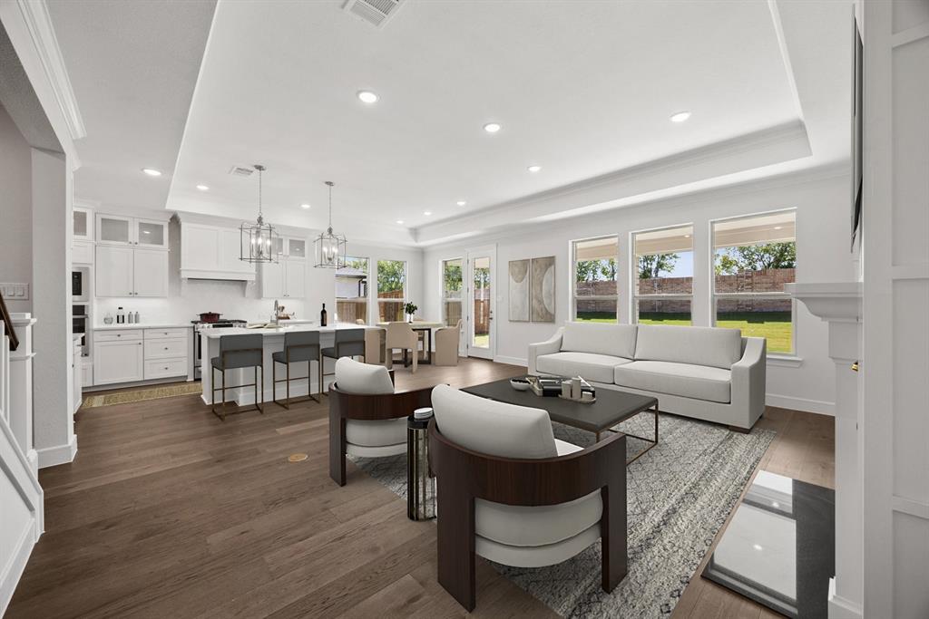 1317 Benjamin Trail Van Alstyne, TX 75495 - Photo 2 of 29 a living room with furniture and a large window