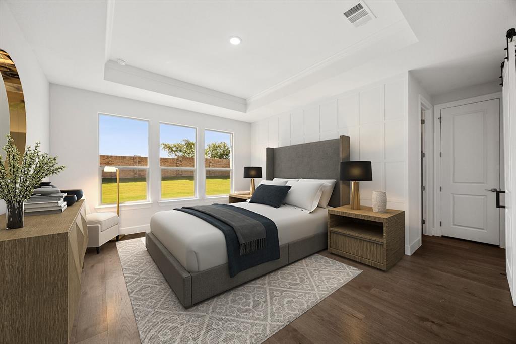 1317 Benjamin Trail Van Alstyne, TX 75495 - Photo 10 of 29 a bed room with a bed and a large window