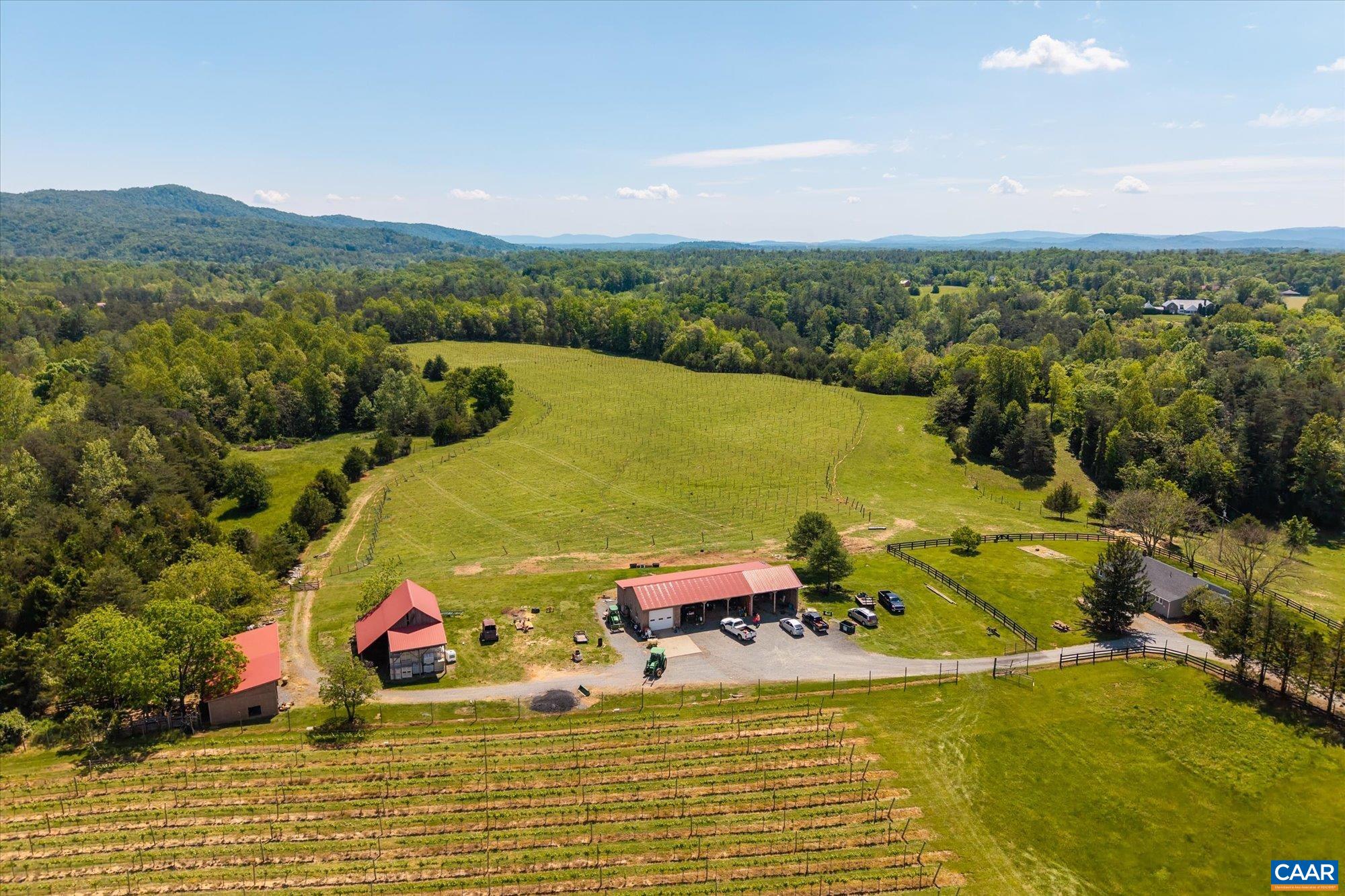 5150 Break Heart Road Crozet, VA 22932 - Photo 7 of 10 a view of a lake with a mountain