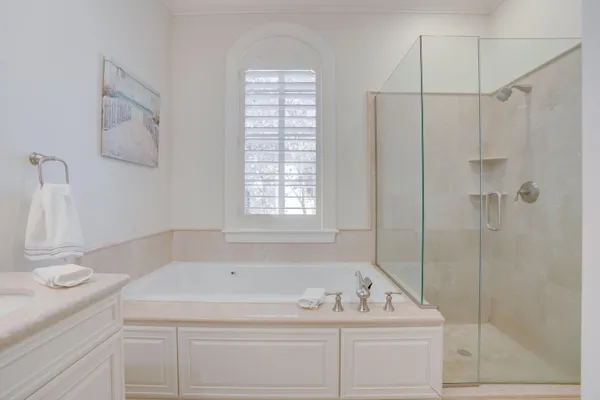 a bedroom with a bed and closet