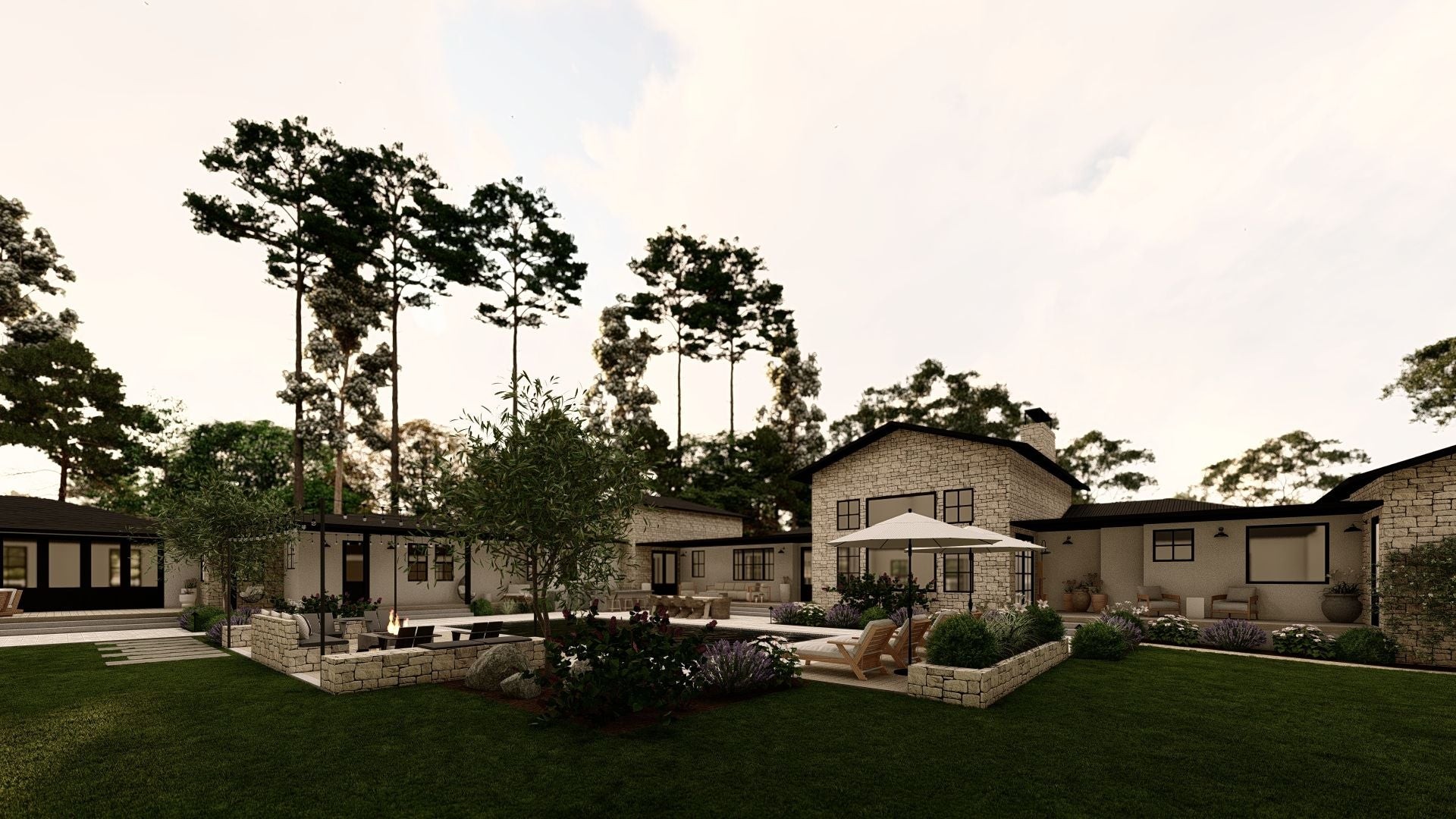 2 Peach Hollow Road Franklin, TN 37064 - Photo 26 of 29 a front view of a house with a garden and lake view