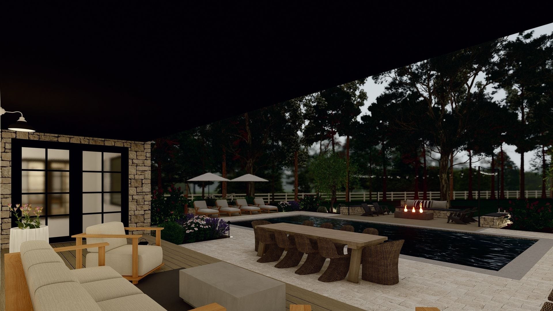 2 Peach Hollow Road Franklin, TN 37064 - Photo 29 of 29 a outdoor space with patio furniture