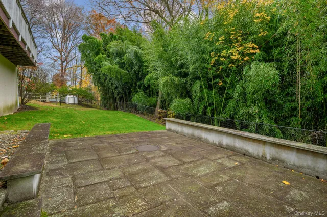 a front view of house with yard and trees