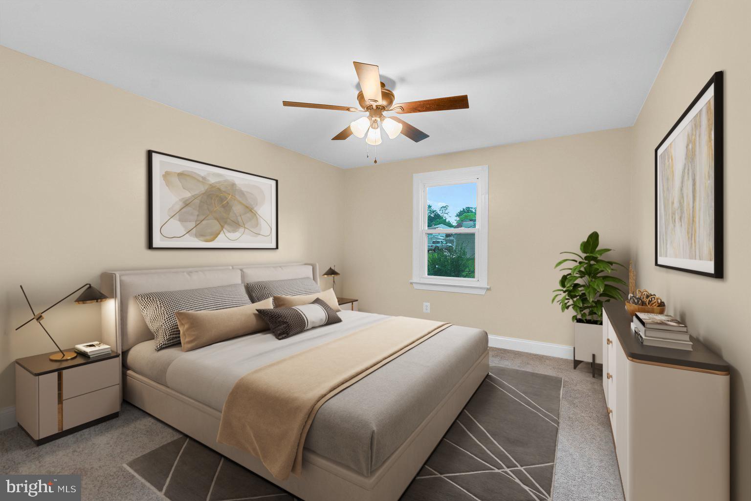 1400 Spring Avenue Rosedale, MD 21237 - Photo 5 of 32 Virtually staged primary bedroom