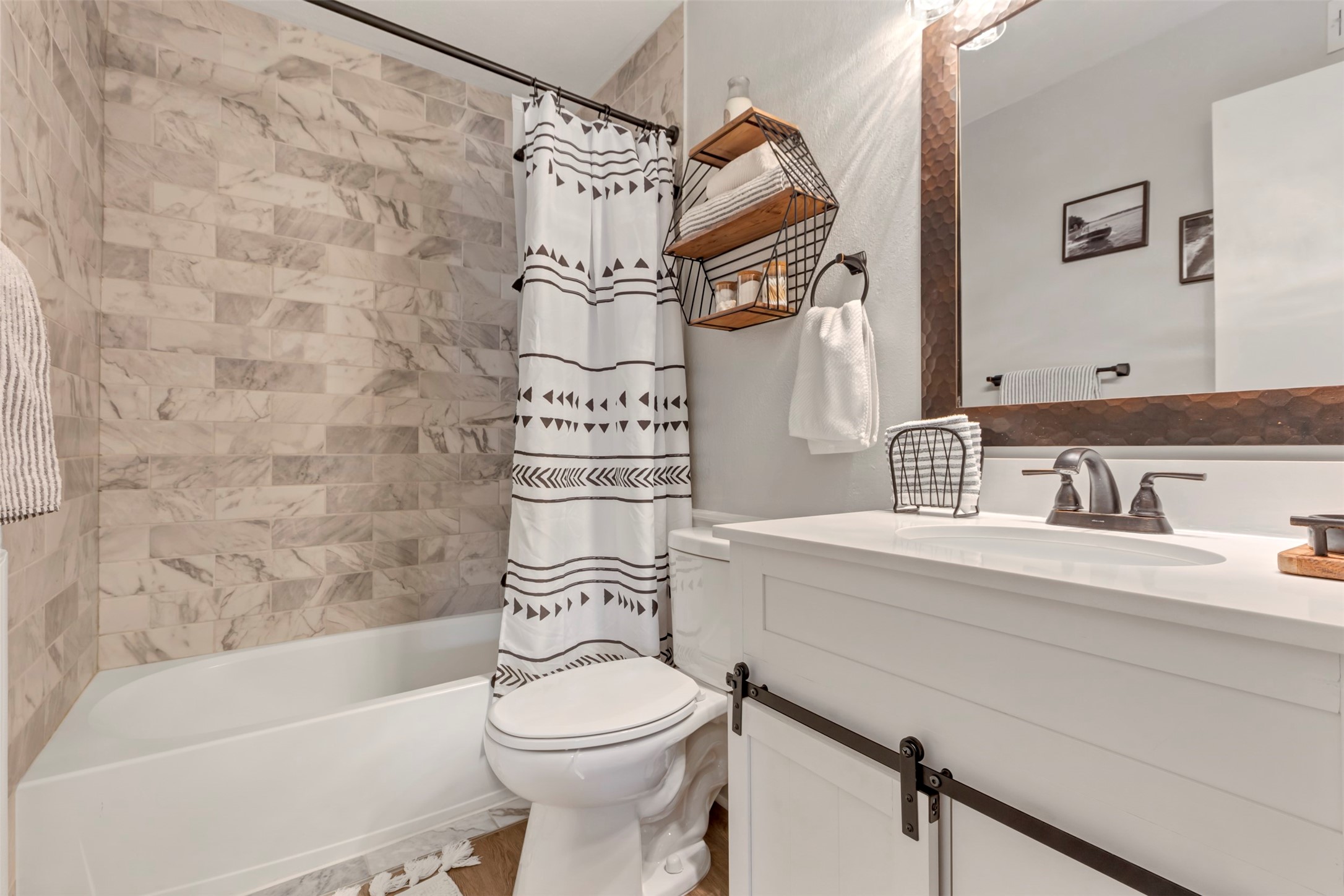 13151 Walden Road, Unit 142 Montgomery, TX 77356 - Photo 14 of 50 a bathroom with a sink a toilet and shower