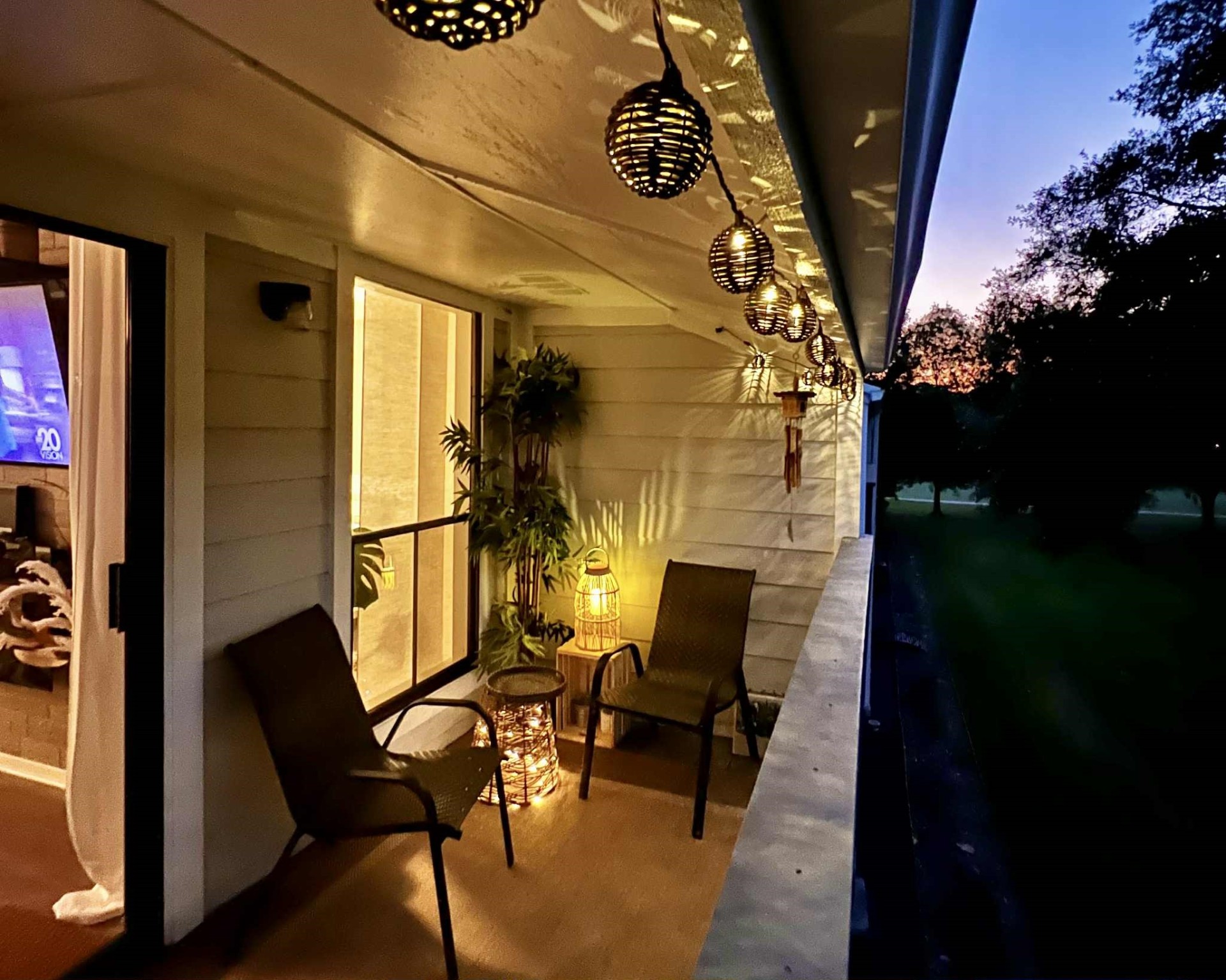 13151 Walden Road, Unit 142 Montgomery, TX 77356 - Photo 22 of 50 a view of a chairs and table in a balcony