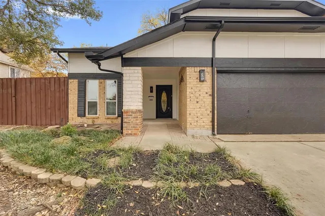 a view of a house with a door