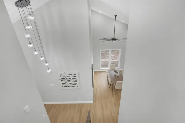 view of room with wooden floor