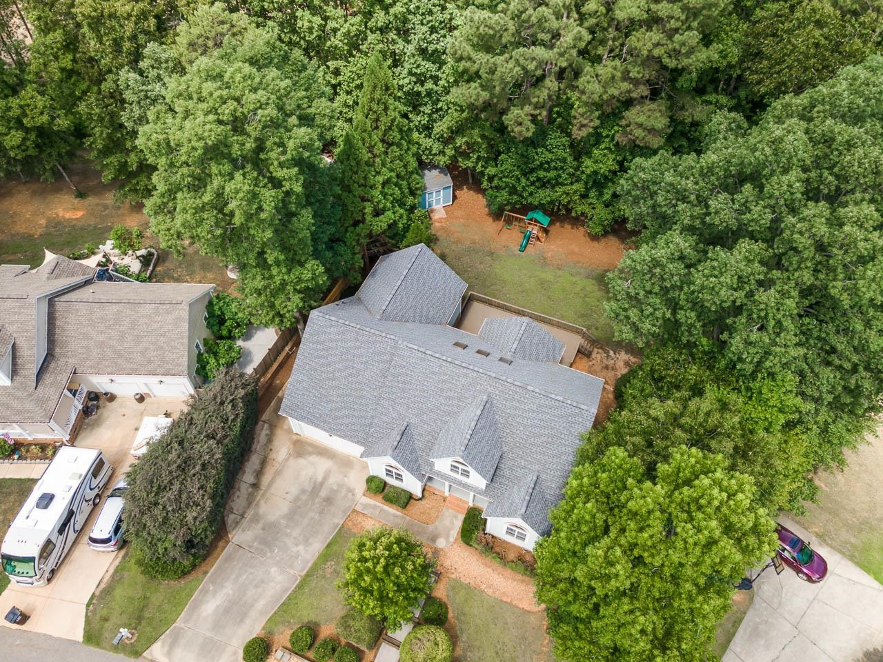 1309 Taylor Farm Road Raleigh, NC 27603 - Photo 38 of 38 Roof replace 2018. Wooded lot includes mature landscaping with privacy from neighbors Your Next Home!