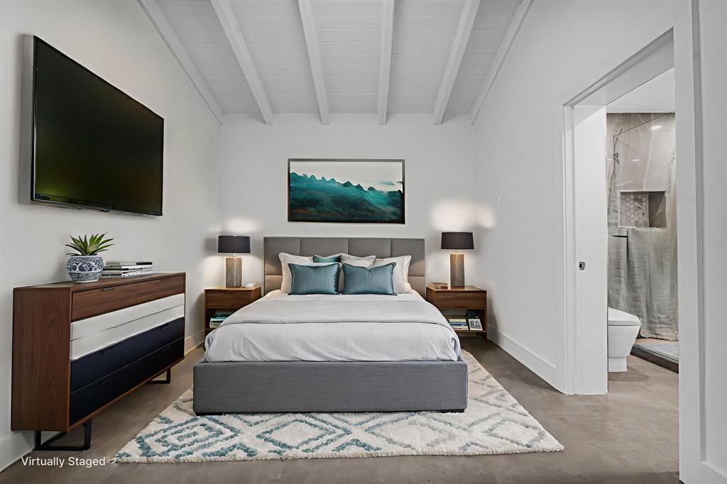 2291 Southwest 17th Street Miami, FL 33145 - Photo 28 of 86 a bedroom with a bed and a flat screen tv