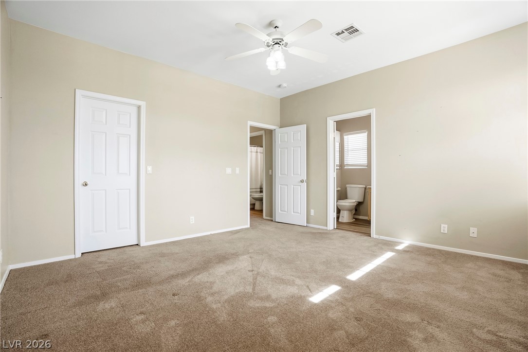 2232 Ramsgate Drive Henderson, NV 89074 - Photo 15 of 56 Primary Bedroom Upstairs w/ walk-in closet and full bathroom.