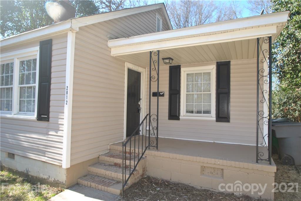 2812 Mayflower Road Charlotte, NC 28208 - Photo 3 of 7 a view of front door and small yard