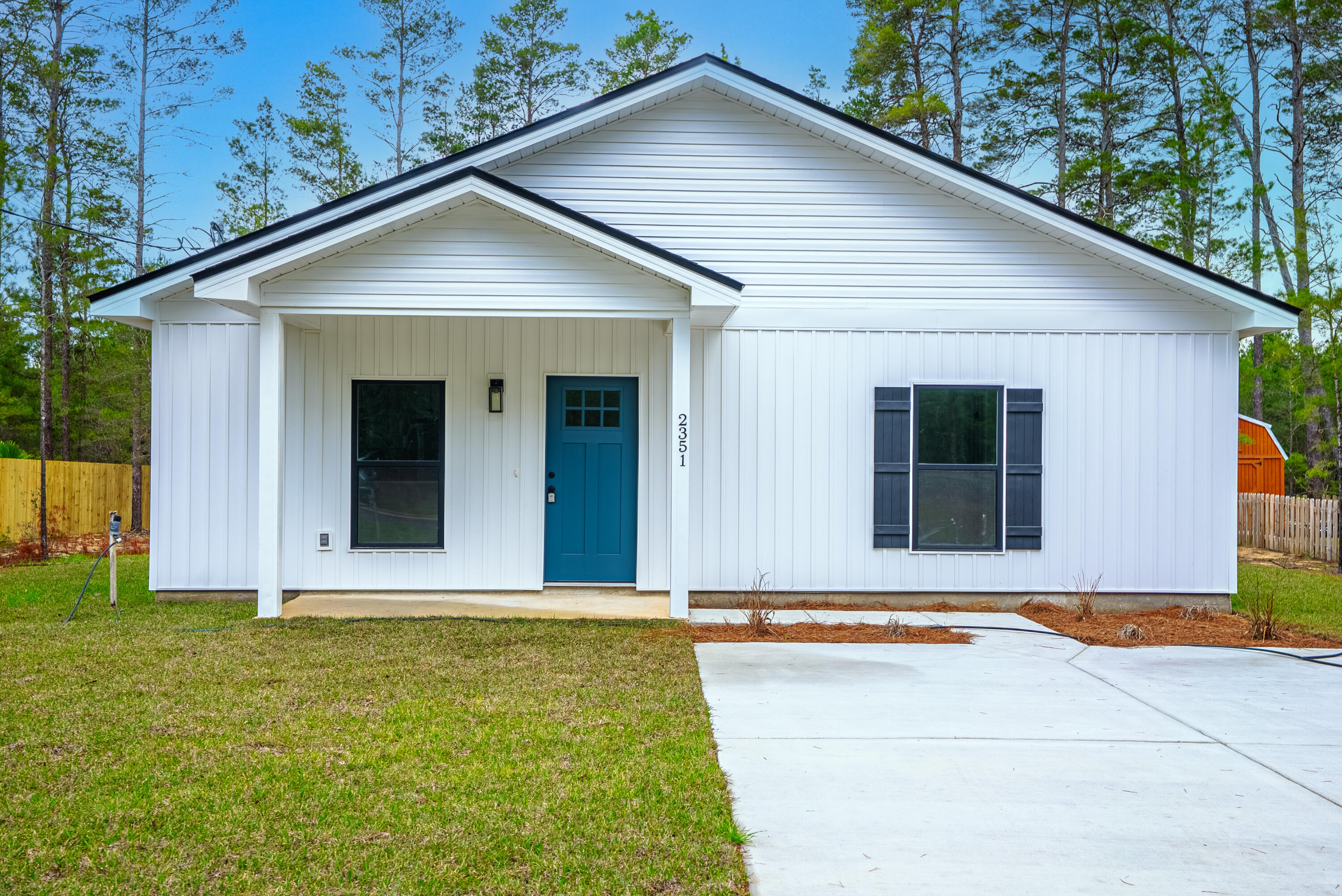 a view of outdoor space yard and front view of a house