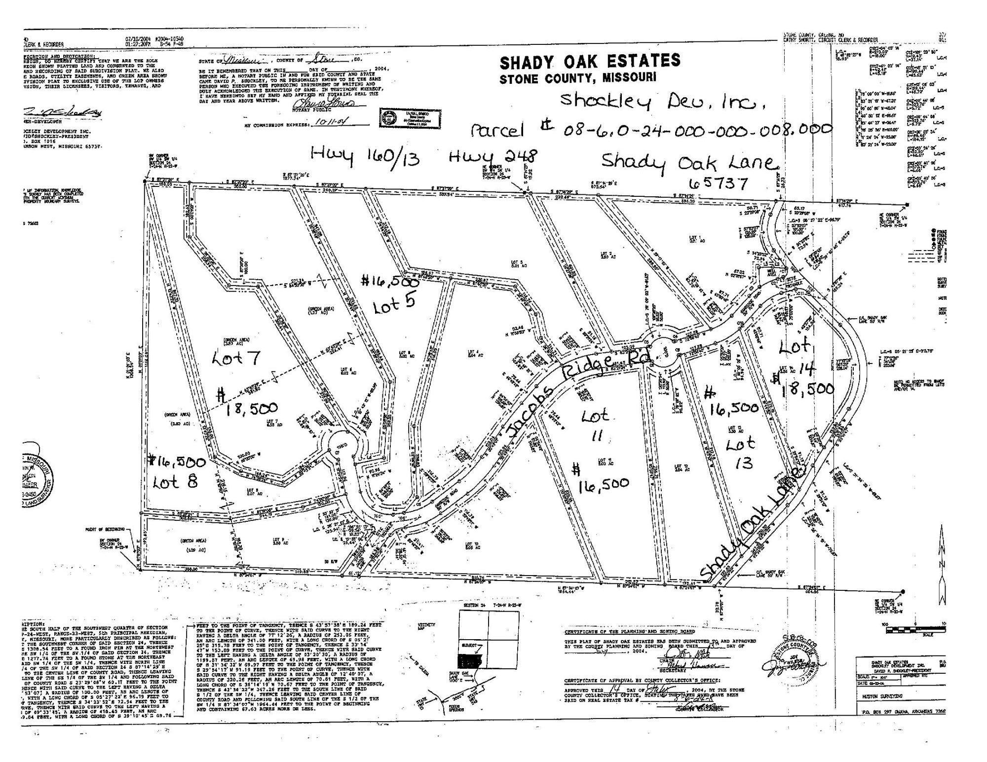 Lot 8 Jacobs Ridge Road Reeds Spring, MO 65737 - Photo 1 of 1 Image (1074)