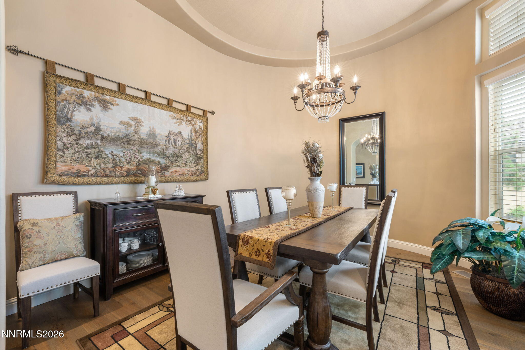 10170 Vía Como Reno, NV 89511 - Photo 14 of 85 a view of a dining room with furniture window and wooden floor