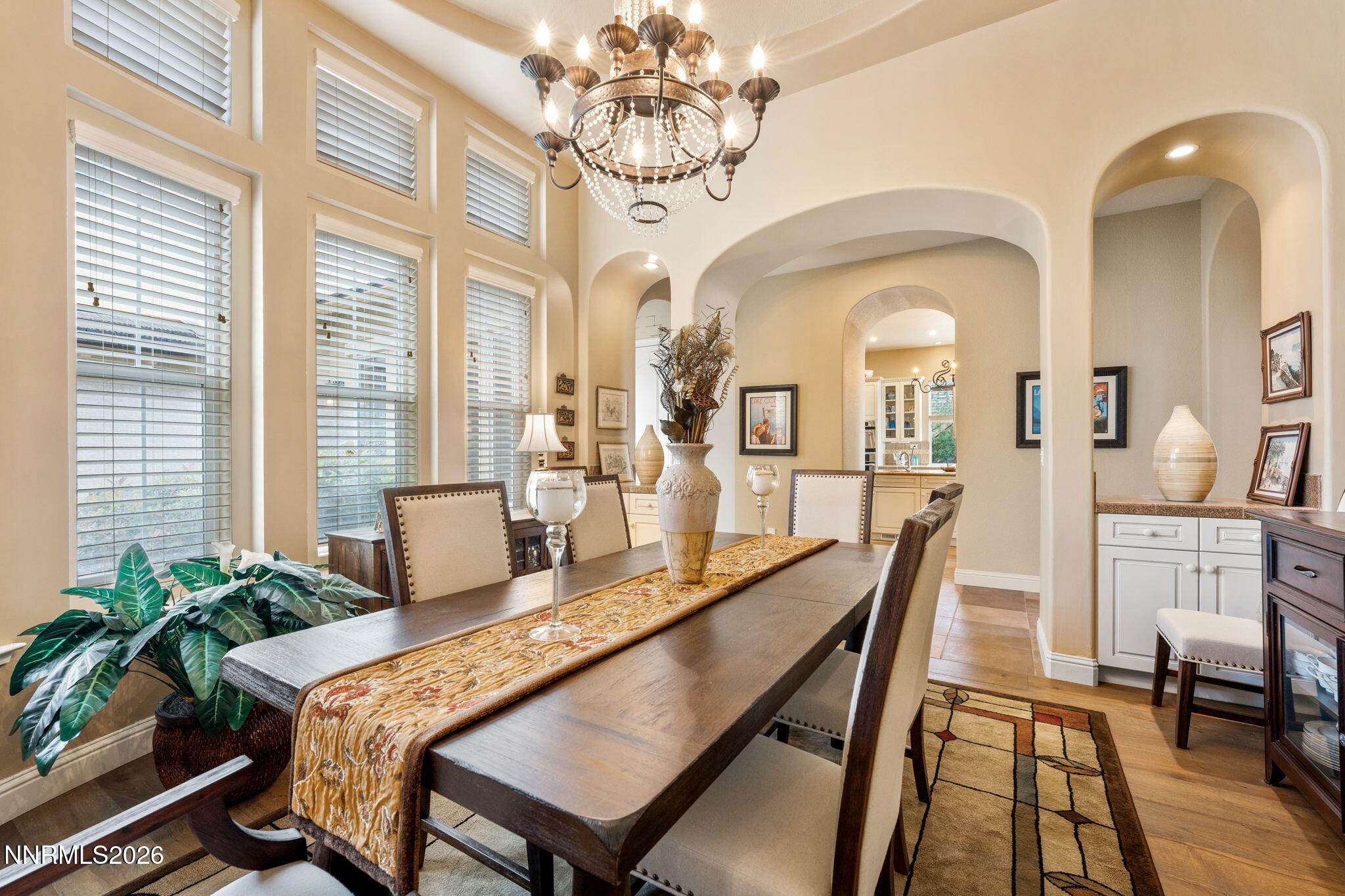 10170 Vía Como Reno, NV 89511 - Photo 15 of 85 a view of a dining room with furniture window and wooden floor