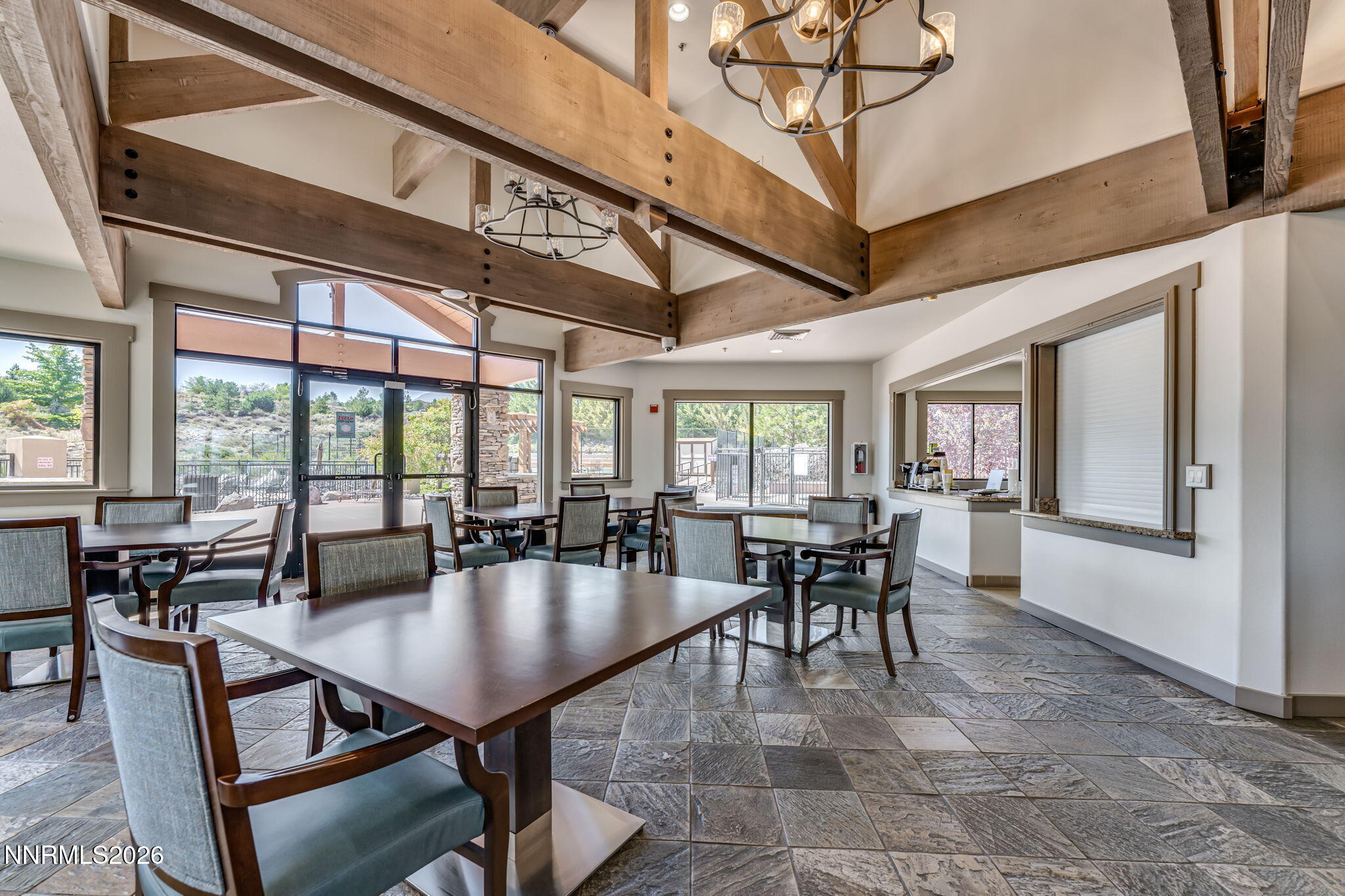 10170 Vía Como Reno, NV 89511 - Photo 82 of 85 a view of a dining room with furniture window and outside view
