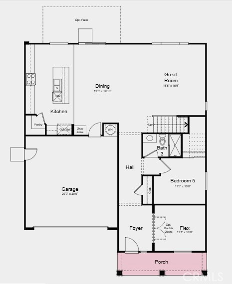9551 Silverstein Drive Riverside, CA 92508 - Photo 15 of 16 Floor Plan Level 1