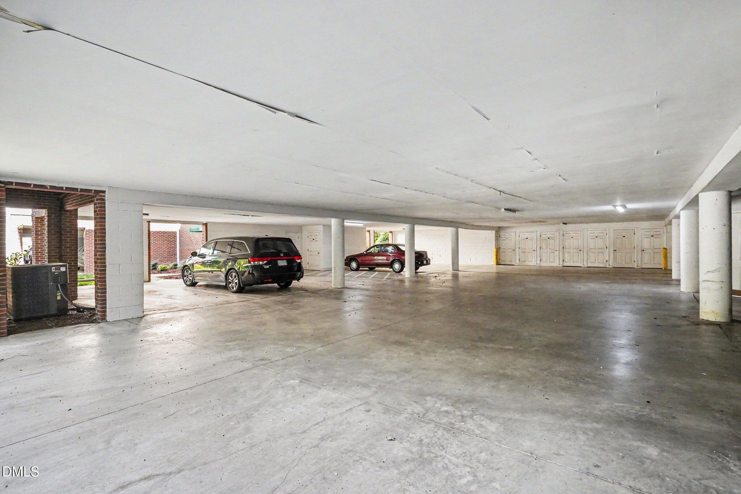 2651 Mellowfield Drive, Unit 203 Raleigh, NC 27604 - Photo 25 of 32 a view of a car garage