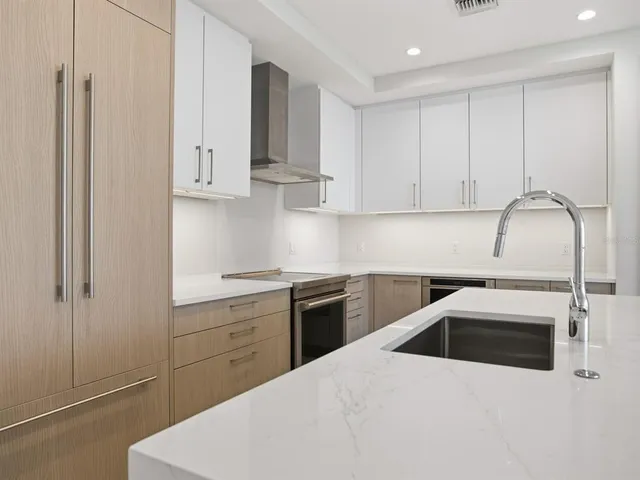 a view of a city from a balcony