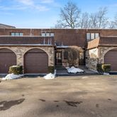 a view of building with sink and a fireplace