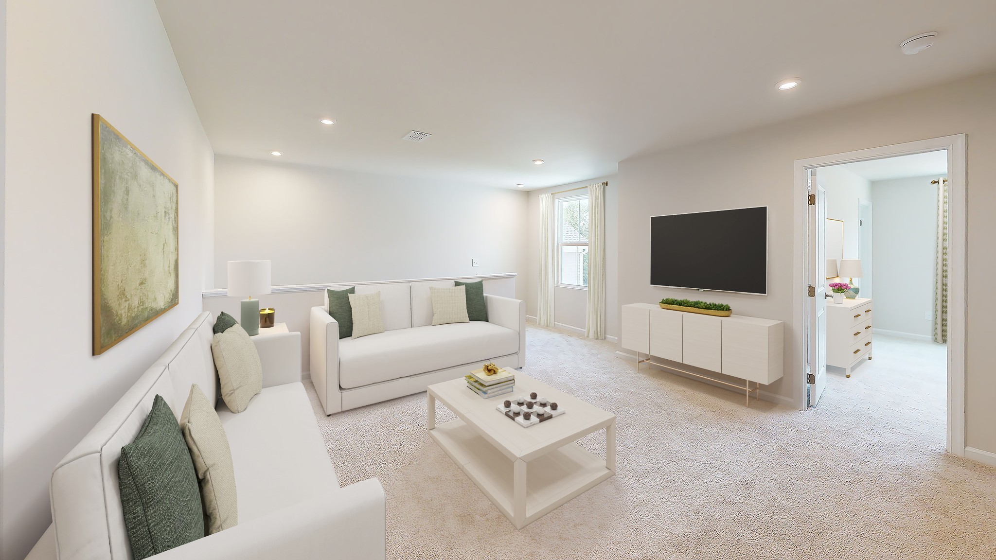 2275 Red Fox Ridge Madison, TN 37115 - Photo 13 of 15 a living room with furniture and a flat screen tv