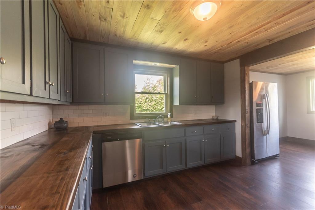 5156 Westfield Road Mount Airy, NC 27030 - Photo 8 of 21 Butcher Block countertops.