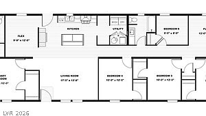 478 Box Canyon Road Alamo, NV 89001 - Photo 14 of 15 An intuitive layout highlights the flow of this detailed, single-level residential floor plan.