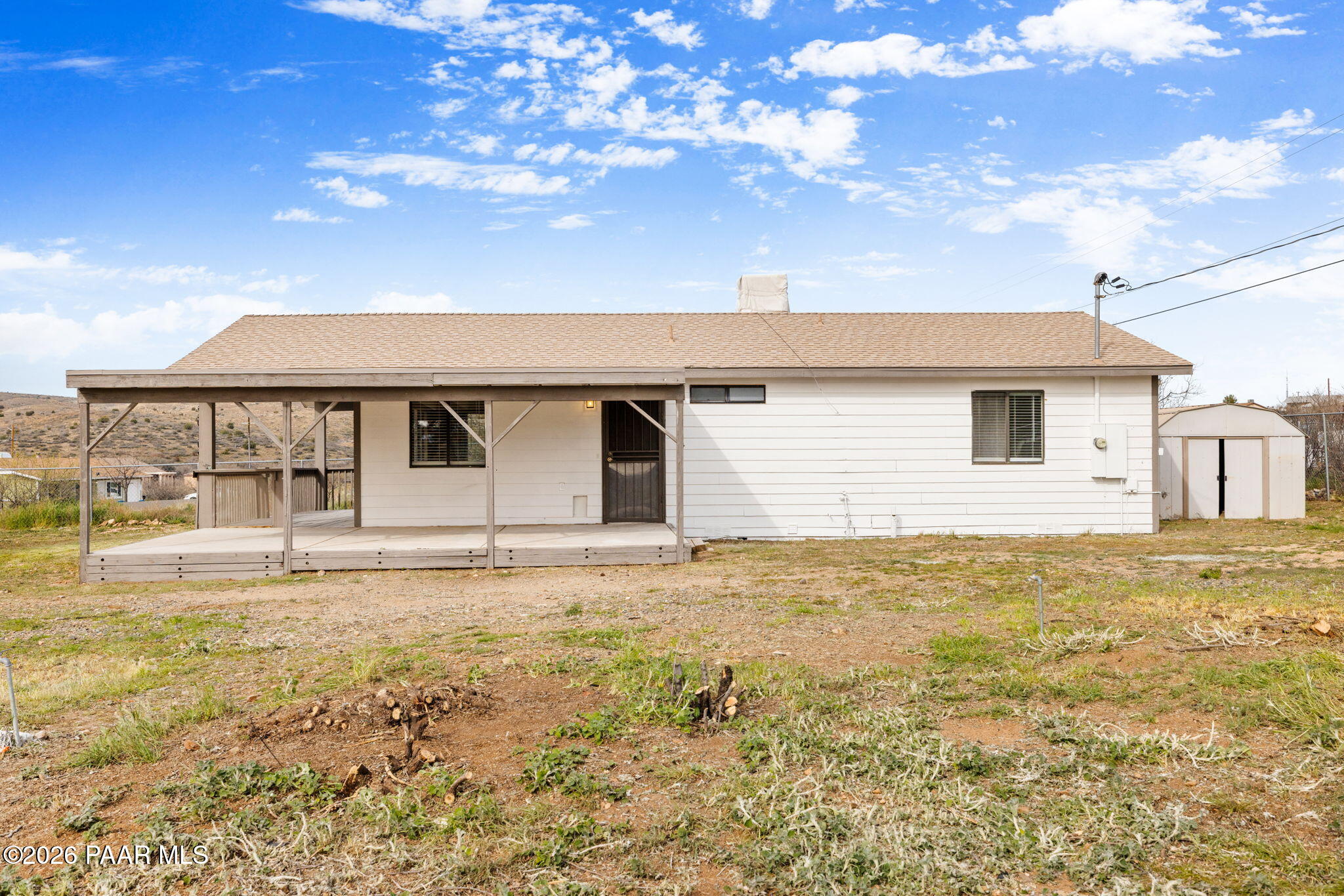 20102 East Antelope Road Mayer, AZ 86333 - Photo 20 of 24 a big house with swimming pool in front of it